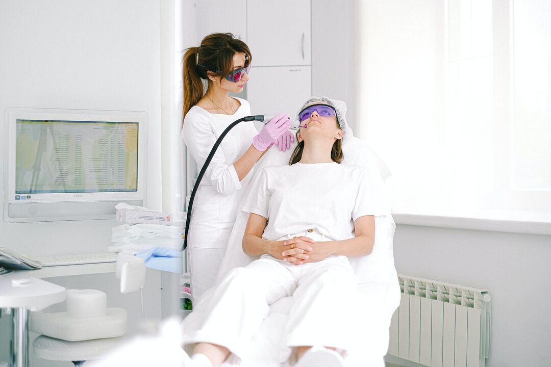 Laser facial rejuvenation